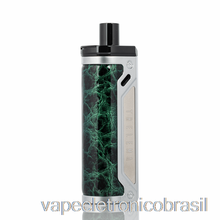 Vape Vaporesso Perdeu Vape Thelema 80w Pod Mod Kit Inoxidável / Couro Brilhante